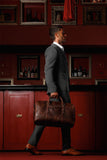 Redvers Buller “Heritage Voyager” Leather Duffle Bag
